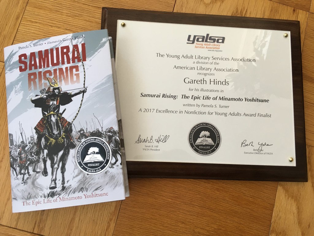 YALSA Nonfiction Award finalist Samurai Rising!